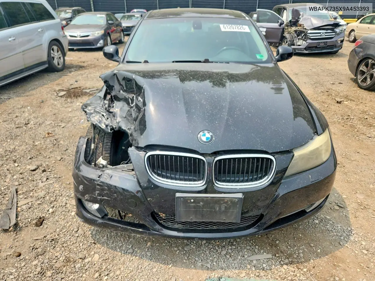 2009 BMW 328 Xi VIN: WBAPK735X9A453393 Lot: 61207826