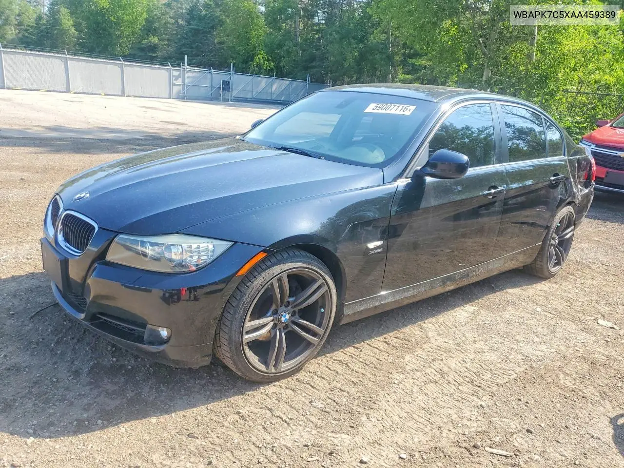 2010 BMW 328 Xi VIN: WBAPK7C5XAA459389 Lot: 59007116