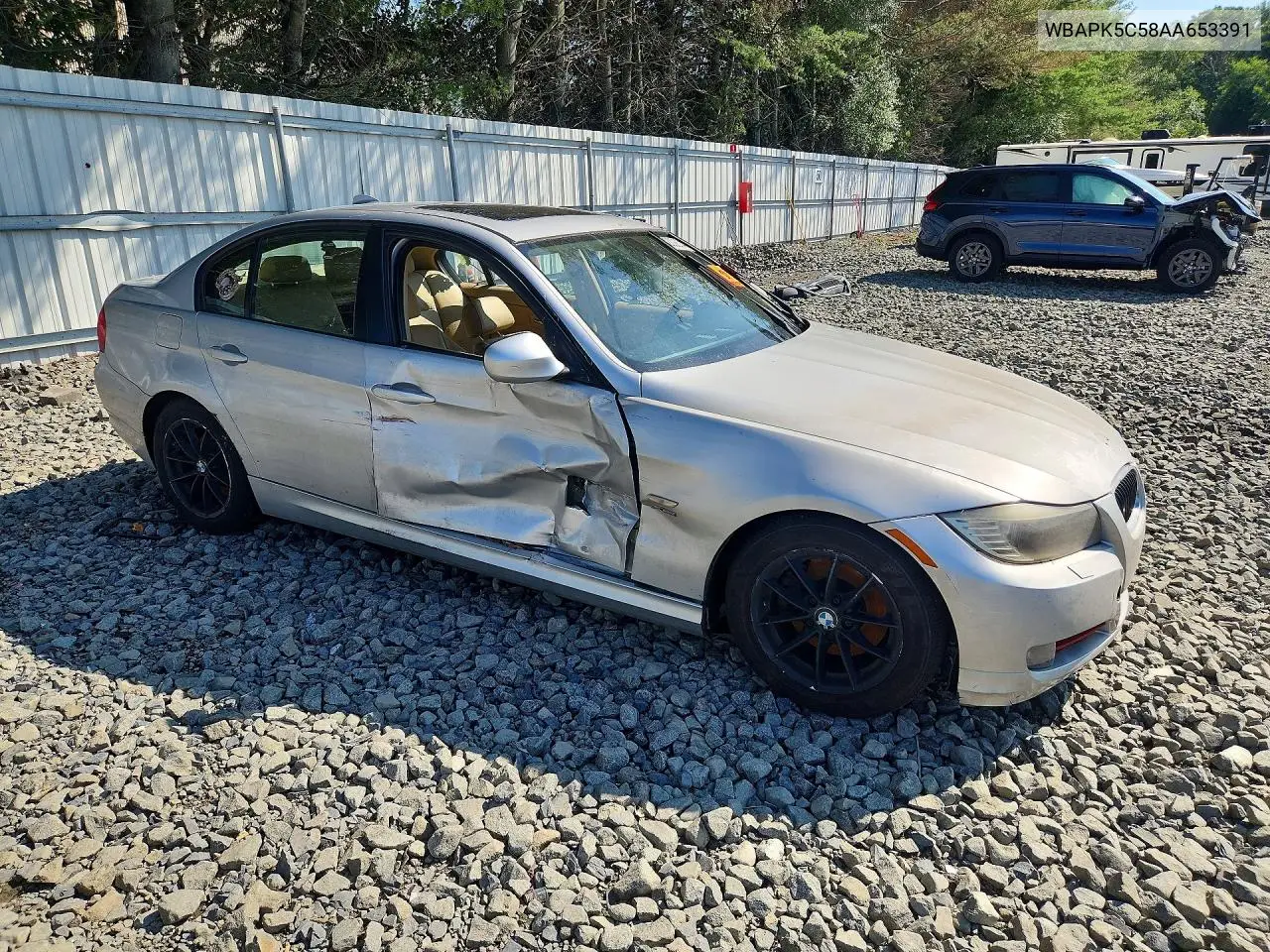 2010 BMW 328 Xi Sulev VIN: WBAPK5C58AA653391 Lot: 62028046