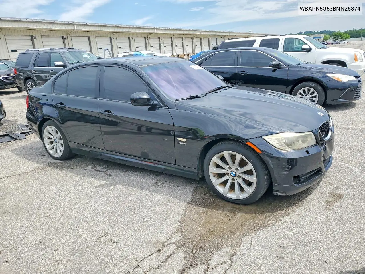 WBAPK5G53BNN26374 2011 BMW 328 Xi Sulev