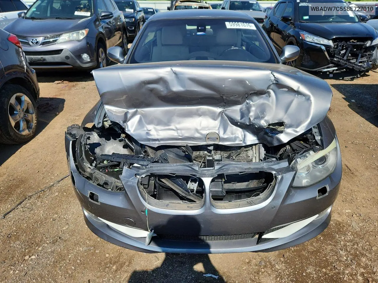 2011 BMW 328 I Sulev VIN: WBADW7C55BE727010 Lot: 59981076