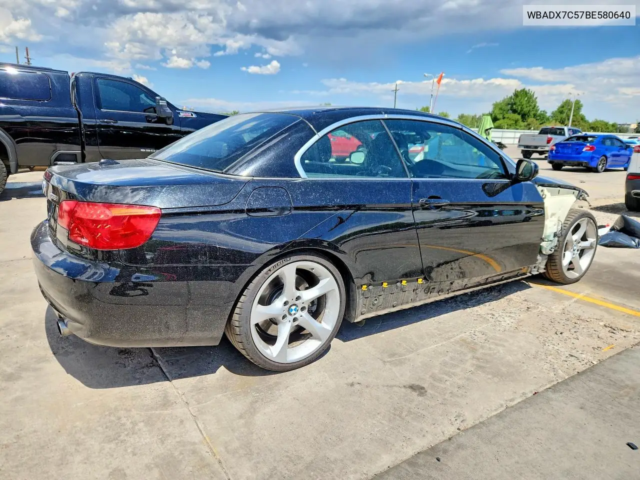 2011 BMW 335 I VIN: WBADX7C57BE580640 Lot: 60438856