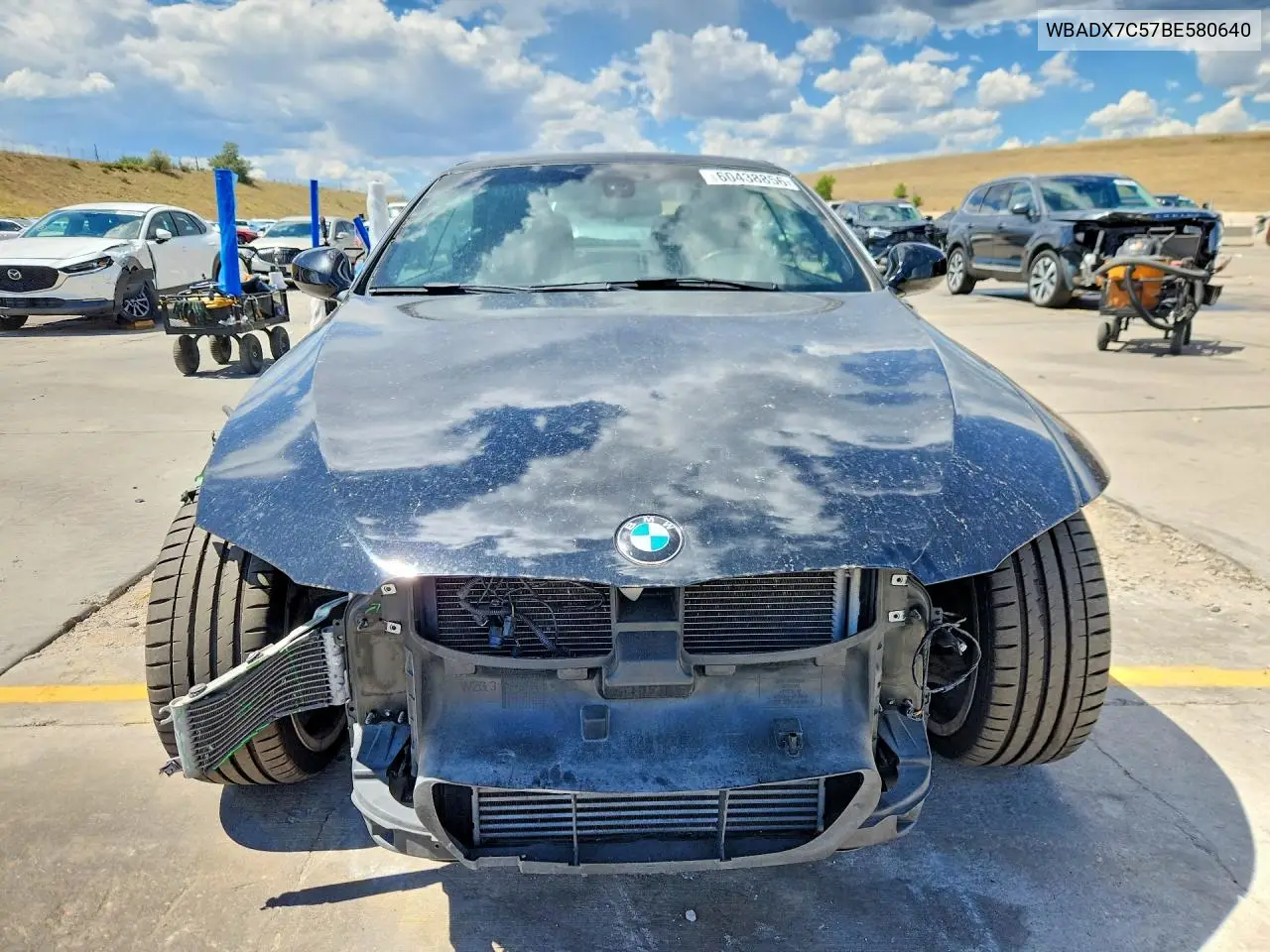 2011 BMW 335 I VIN: WBADX7C57BE580640 Lot: 60438856