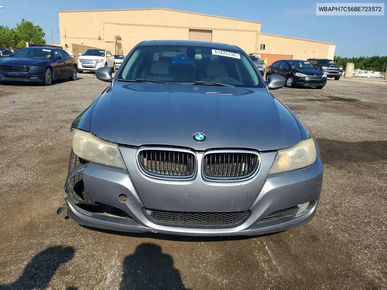 2011 BMW 328 I VIN: WBAPH7C56BE723572 Lot: 61425136