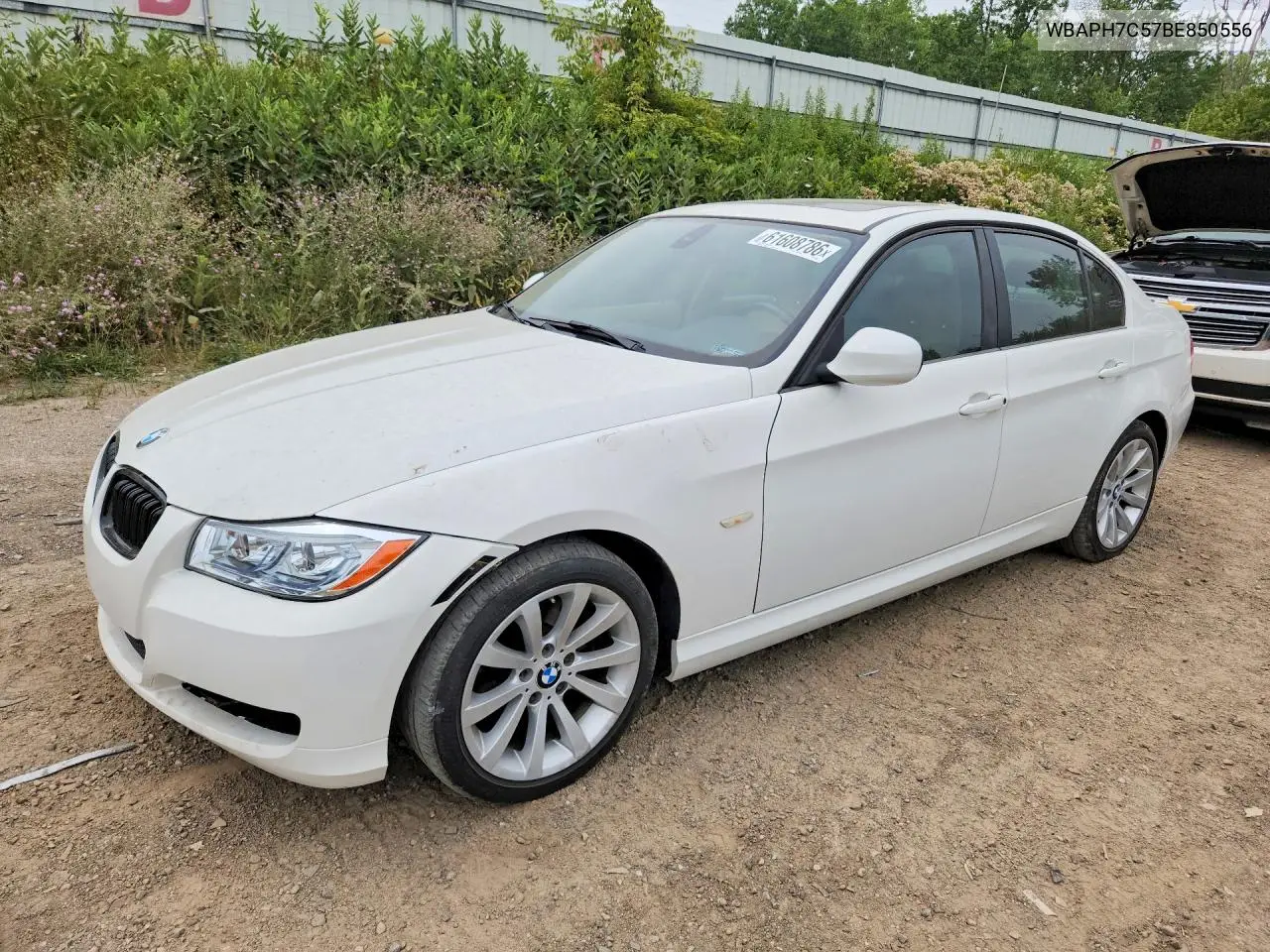 2011 BMW 328 I VIN: WBAPH7C57BE850556 Lot: 61608786