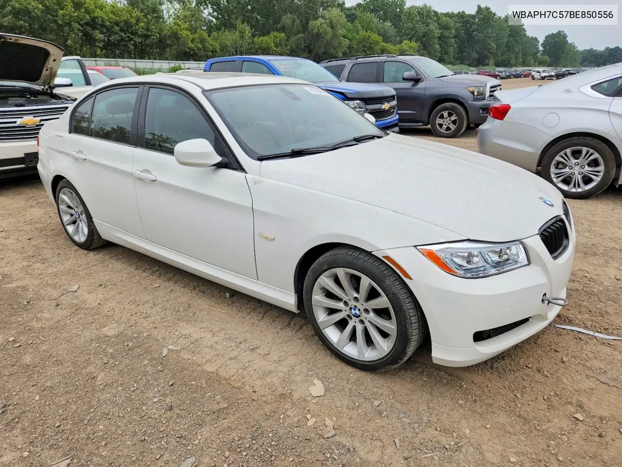 2011 BMW 328 I VIN: WBAPH7C57BE850556 Lot: 61608786