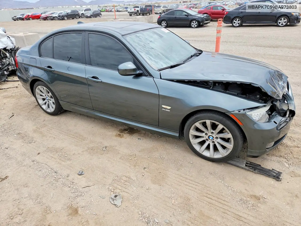 2011 BMW 328 Xi VIN: WBAPK7C59BA973803 Lot: 61911506