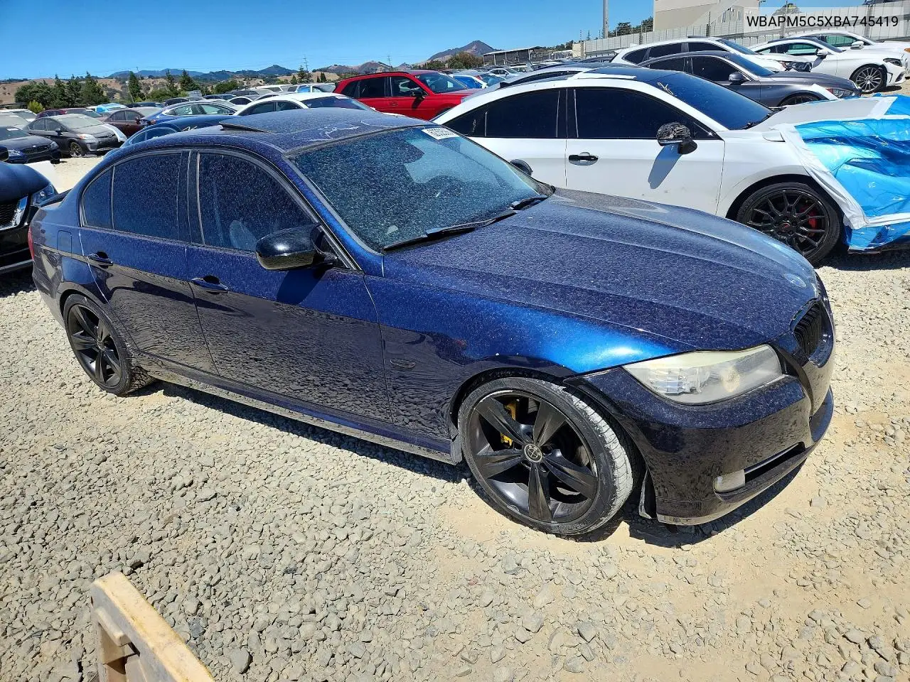 2011 BMW 335 I VIN: WBAPM5C5XBA745419 Lot: 62352586