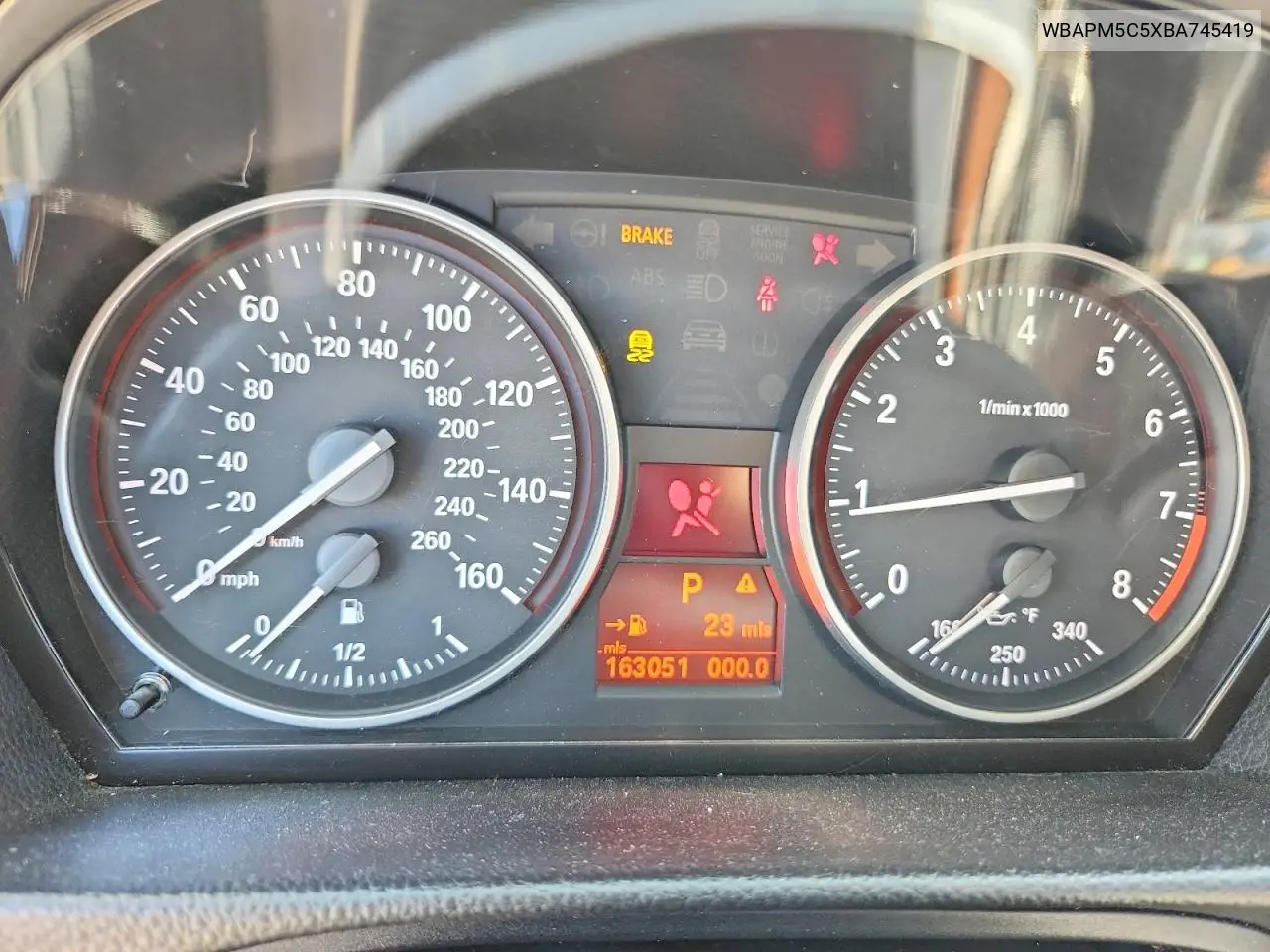 2011 BMW 335 I VIN: WBAPM5C5XBA745419 Lot: 62352586