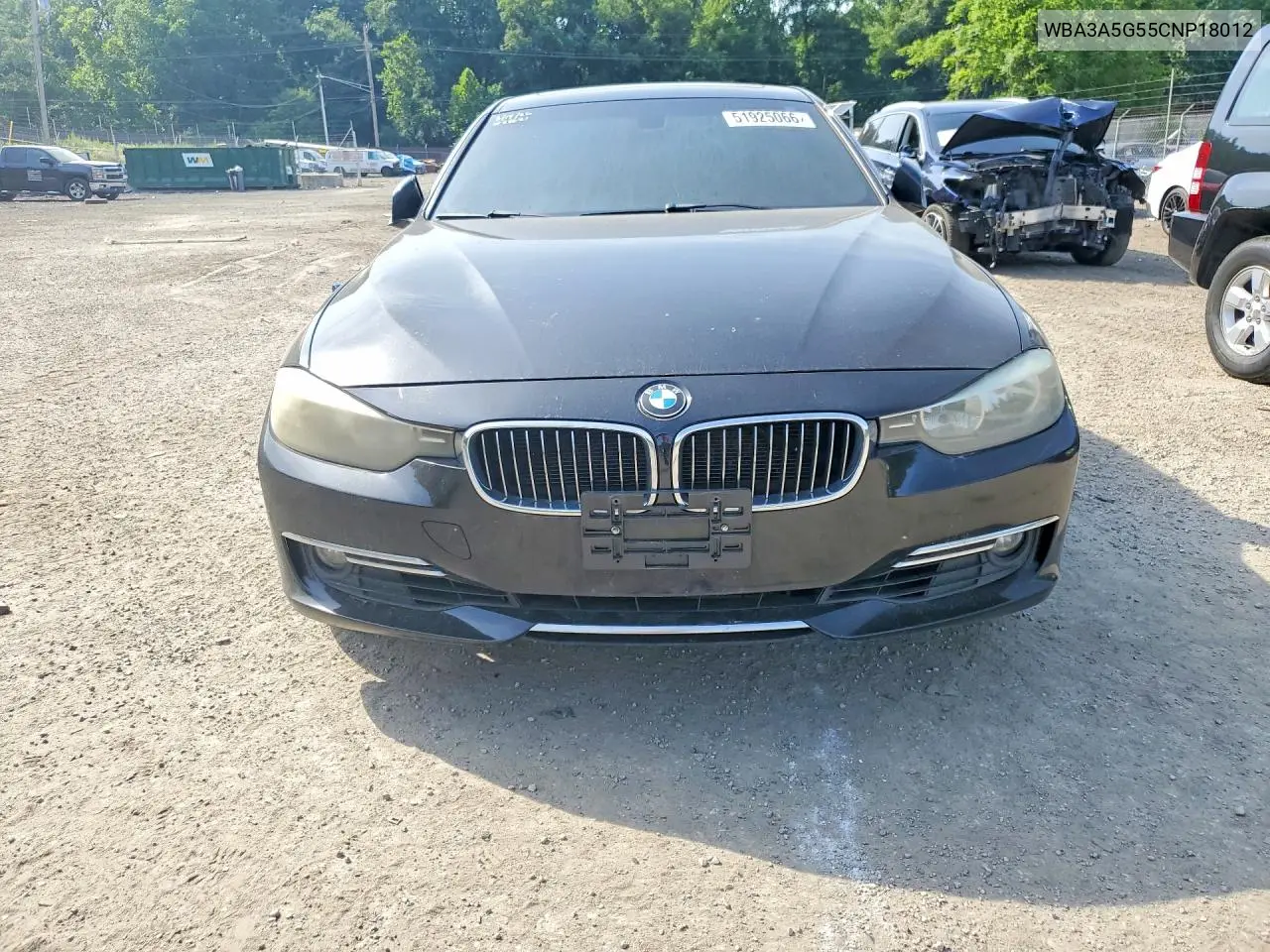 2012 BMW 328 I VIN: WBA3A5G55CNP18012 Lot: 51925066
