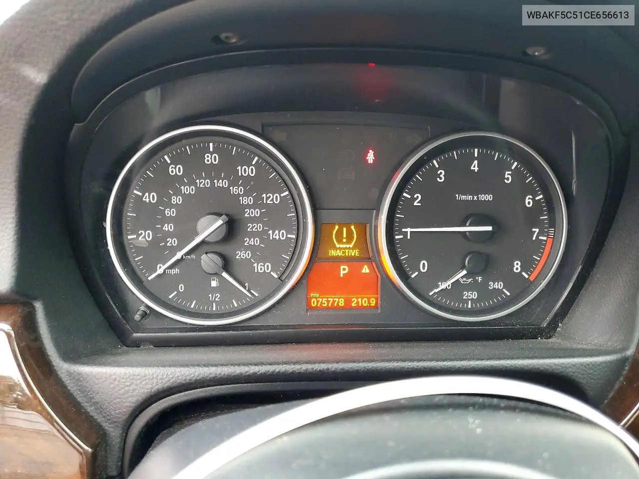 2012 BMW 328 Xi Sulev VIN: WBAKF5C51CE656613 Lot: 59339336