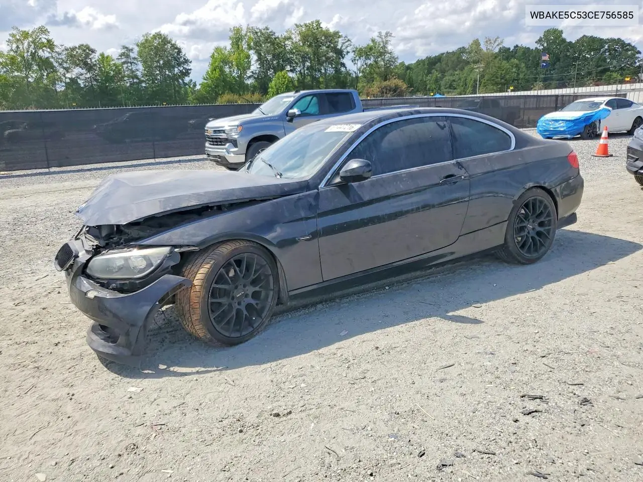 2012 BMW 328 I Sulev VIN: WBAKE5C53CE756585 Lot: 61447216