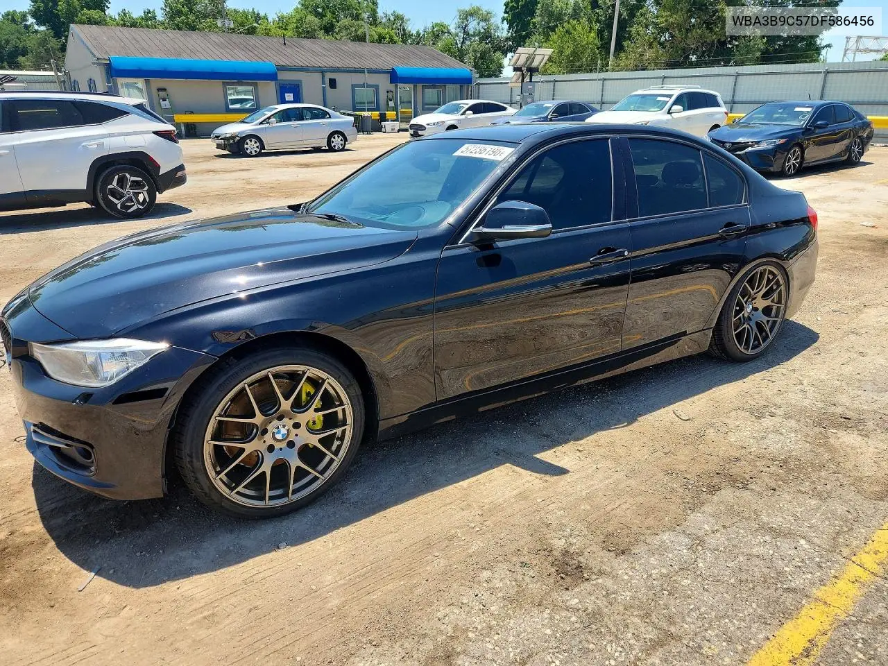 2013 BMW 335 Xi VIN: WBA3B9C57DF586456 Lot: 57236196