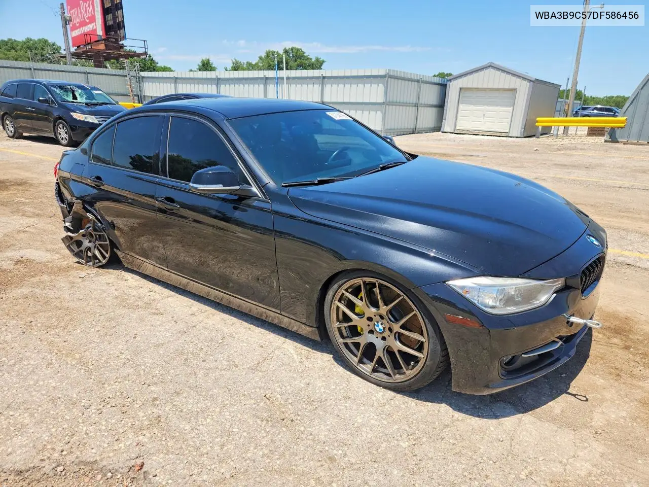 2013 BMW 335 Xi VIN: WBA3B9C57DF586456 Lot: 57236196