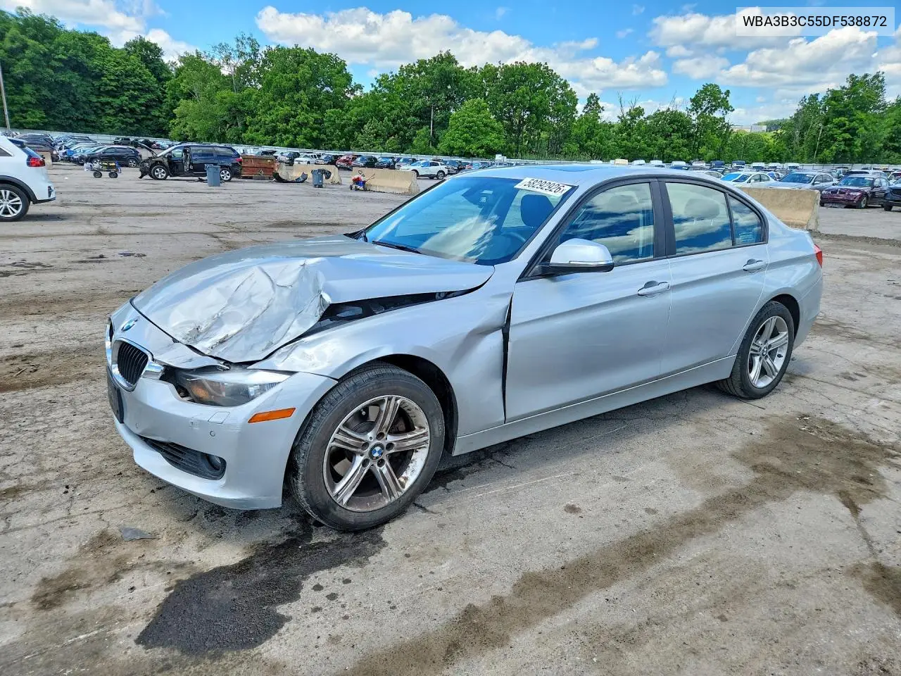 2013 BMW 328 Xi VIN: WBA3B3C55DF538872 Lot: 58292926