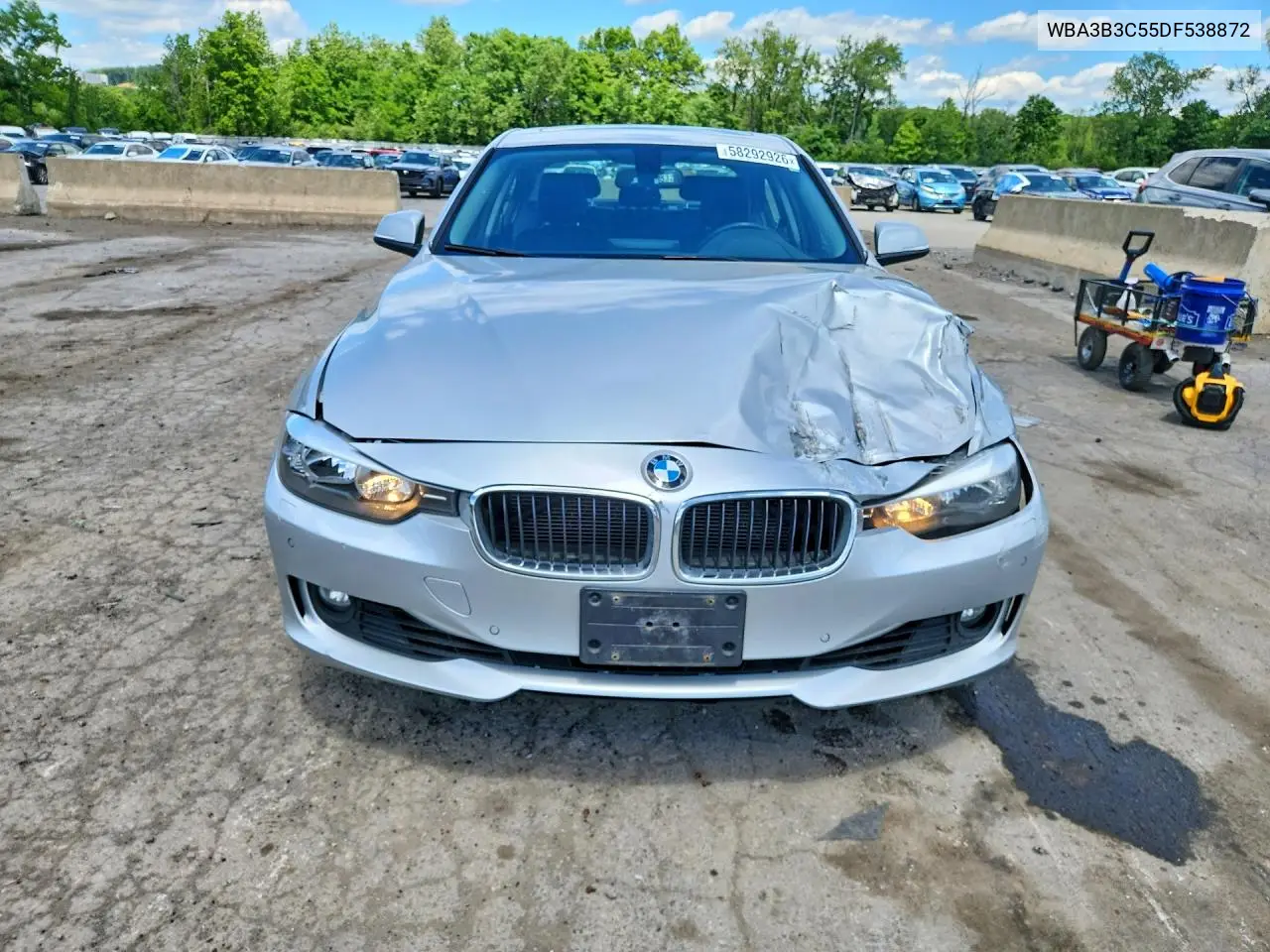 2013 BMW 328 Xi VIN: WBA3B3C55DF538872 Lot: 58292926