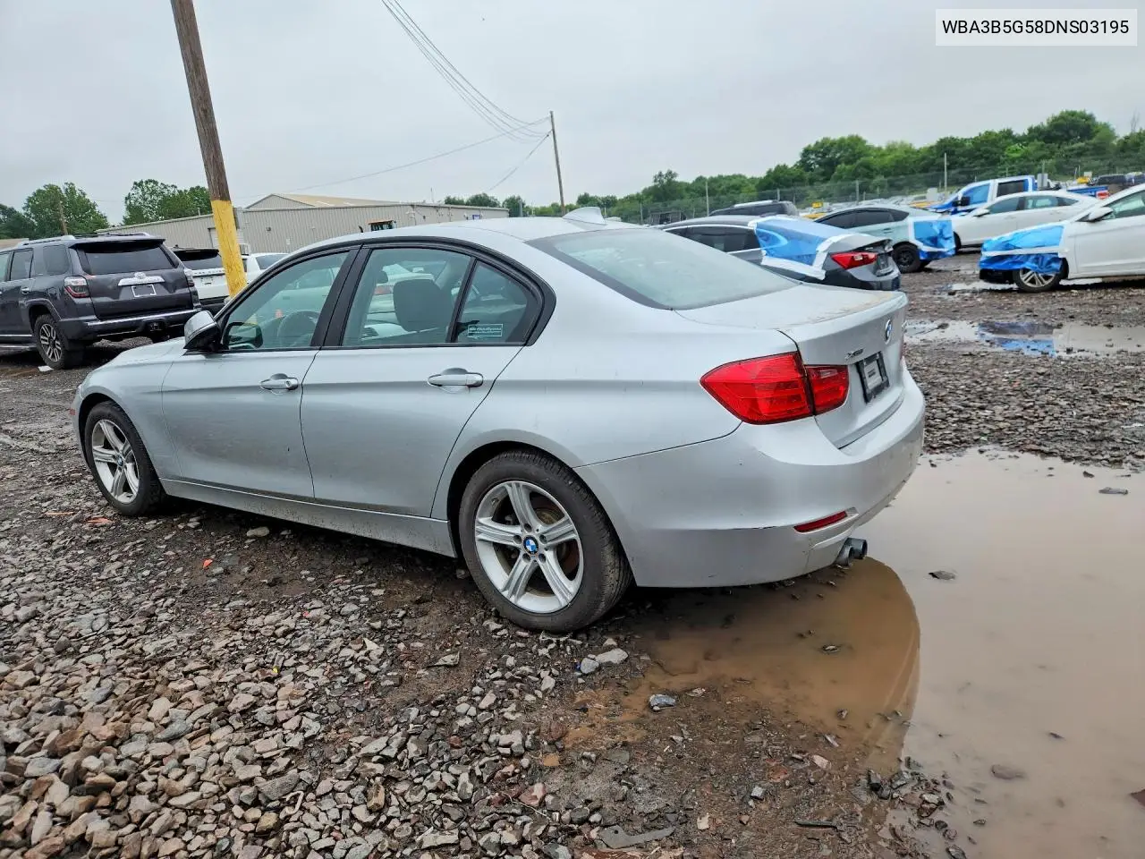 2013 BMW 328 VIN: WBA3B5G58DNS03195 Lot: 59663666