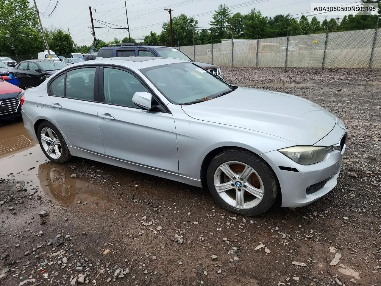 2013 BMW 328 VIN: WBA3B5G58DNS03195 Lot: 59663666