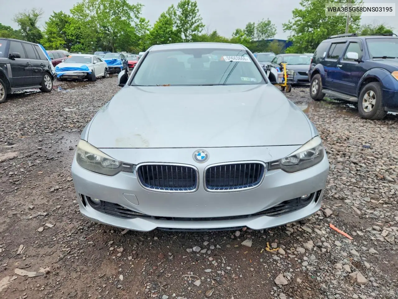 2013 BMW 328 VIN: WBA3B5G58DNS03195 Lot: 59663666
