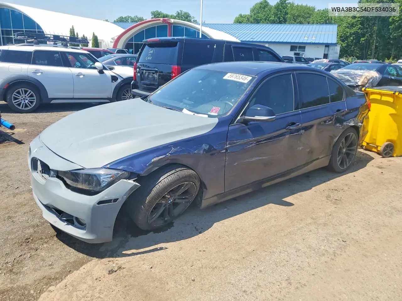 2013 BMW 328 Xi VIN: WBA3B3C54DF534036 Lot: 59765346