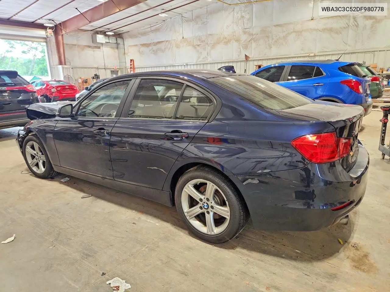 2013 BMW 320 I xDrive VIN: WBA3C3C52DF980778 Lot: 59800476