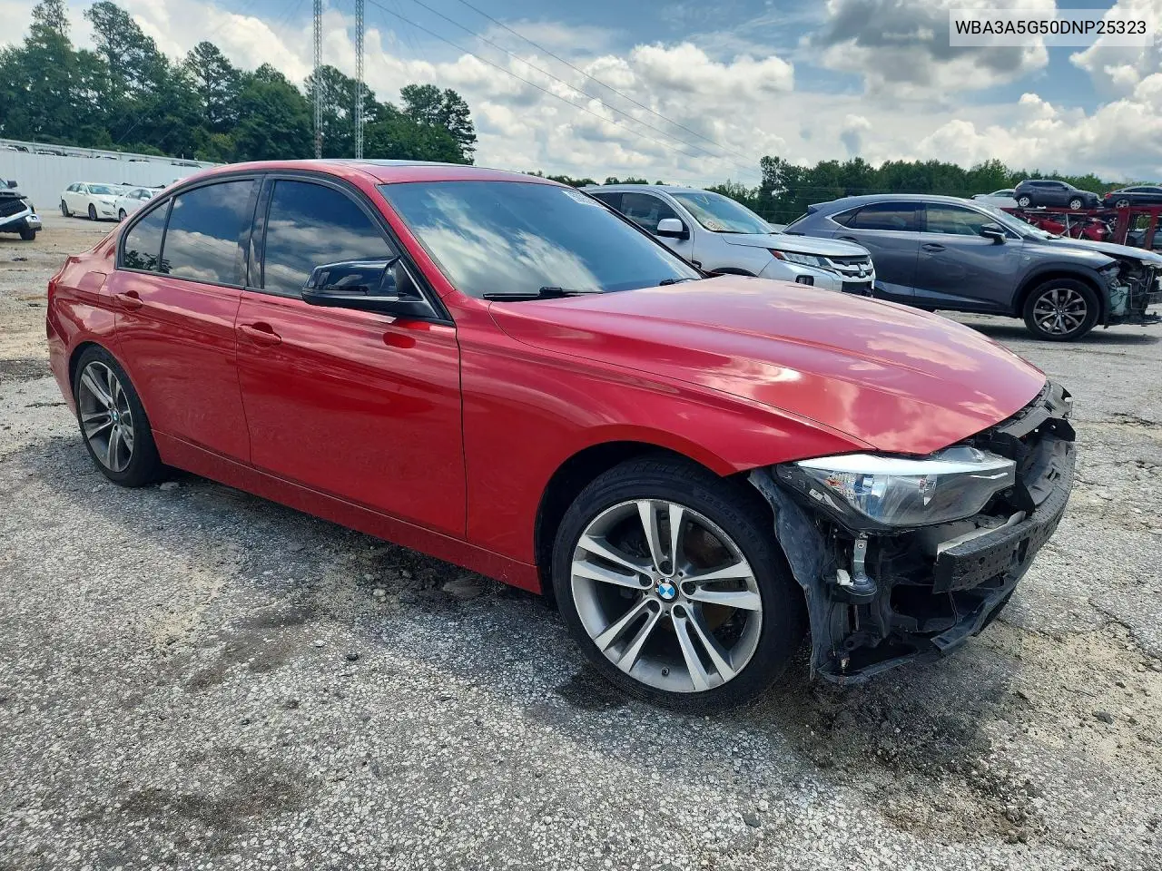 2013 BMW 328 I VIN: WBA3A5G50DNP25323 Lot: 59952896