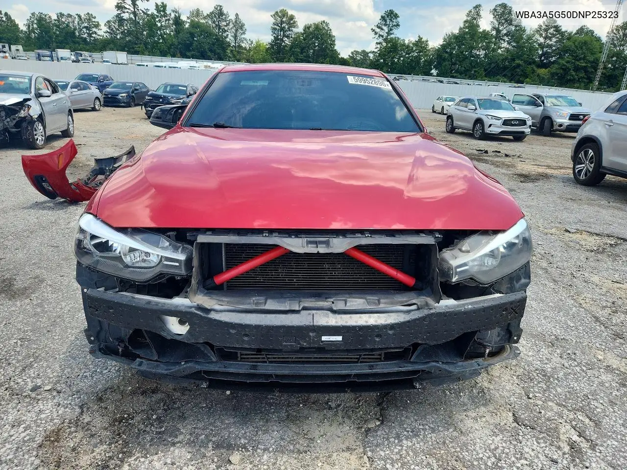 2013 BMW 328 I VIN: WBA3A5G50DNP25323 Lot: 59952896
