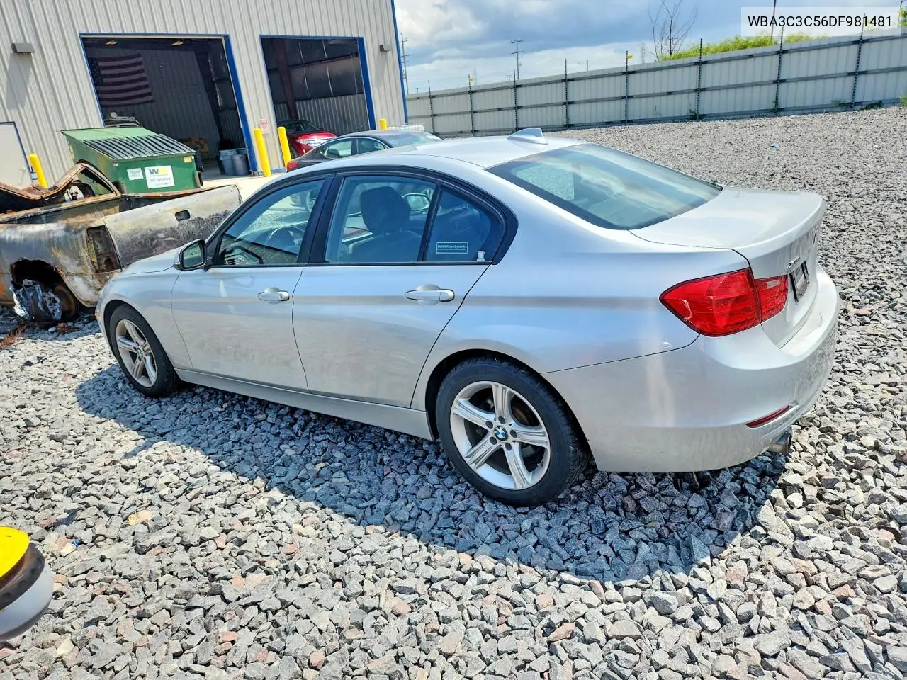 2013 BMW 320 I xDrive VIN: WBA3C3C56DF981481 Lot: 60697856