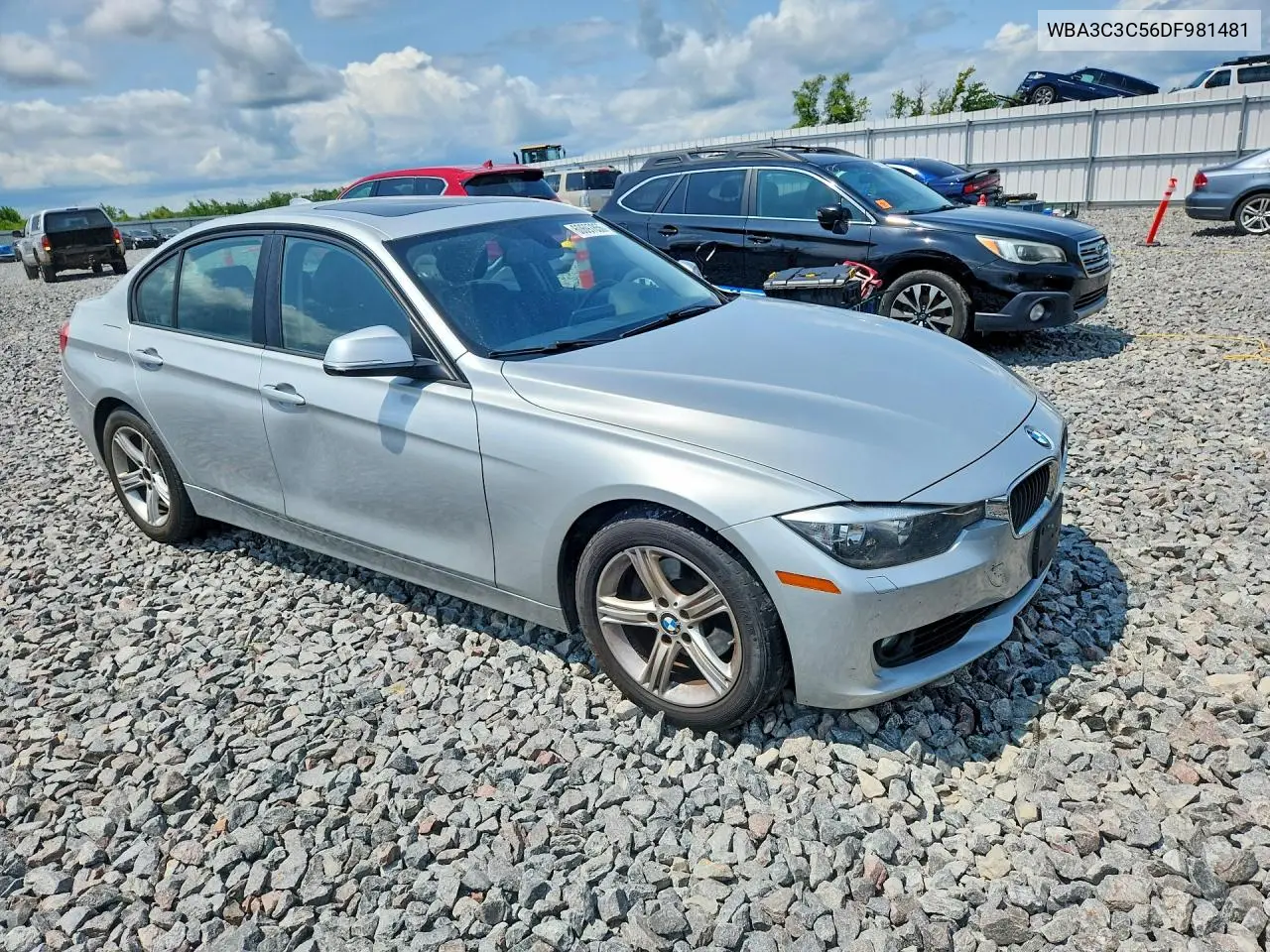 2013 BMW 320 I xDrive VIN: WBA3C3C56DF981481 Lot: 60697856