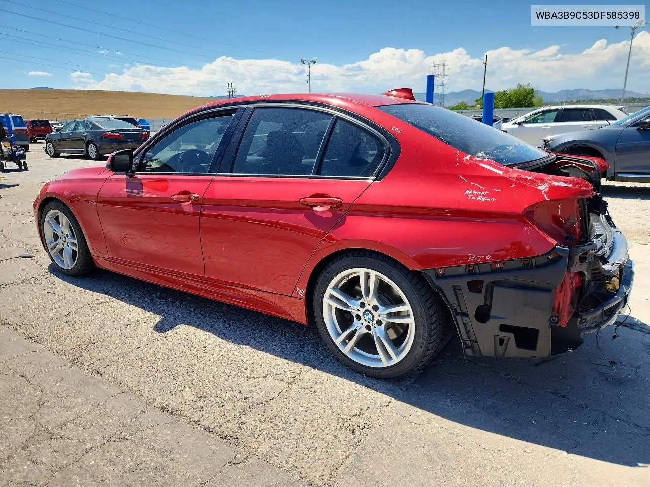 2013 BMW 335 Xi VIN: WBA3B9C53DF585398 Lot: 61414896