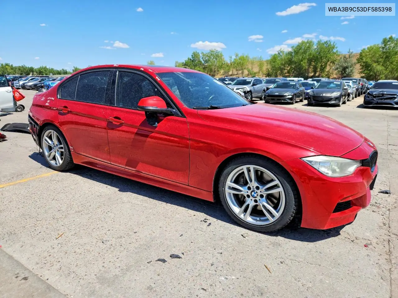 2013 BMW 335 Xi VIN: WBA3B9C53DF585398 Lot: 61414896