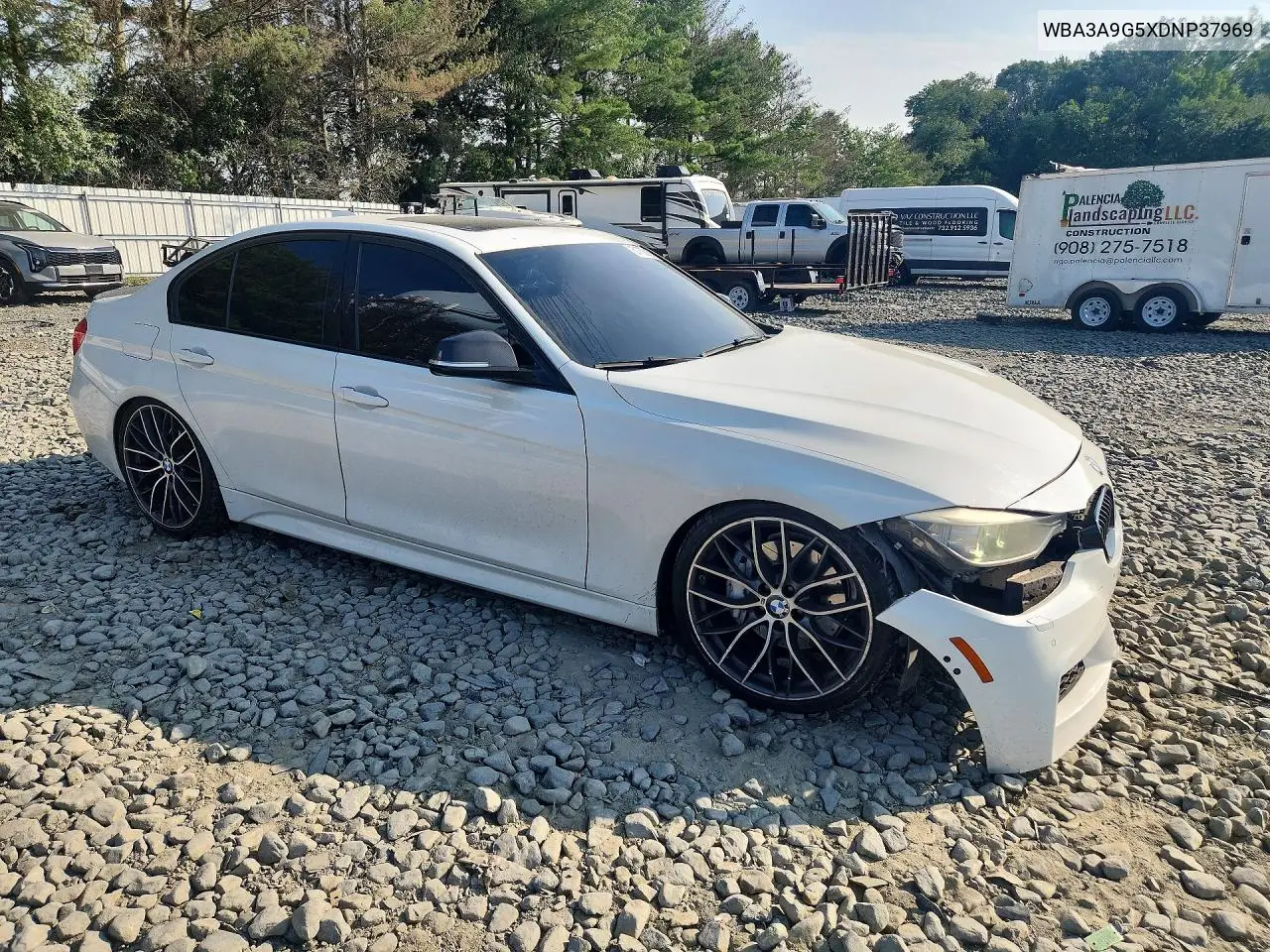 2013 BMW 335 I VIN: WBA3A9G5XDNP37969 Lot: 61702106