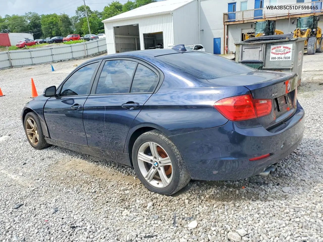2013 BMW 328 Xi Sulev VIN: WBA3B5C51DF598465 Lot: 62212716