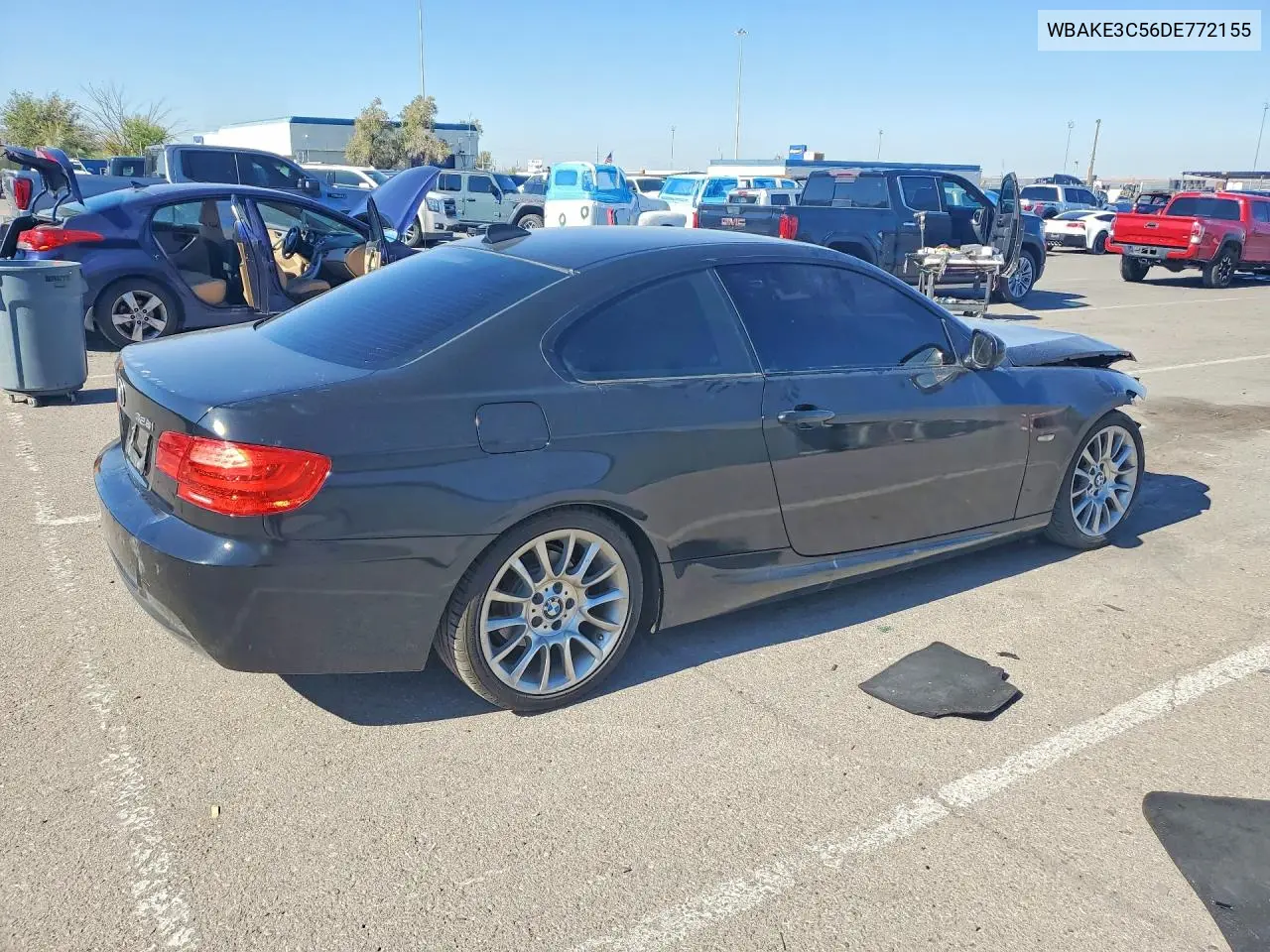 2013 BMW 328 I VIN: WBAKE3C56DE772155 Lot: 62227876