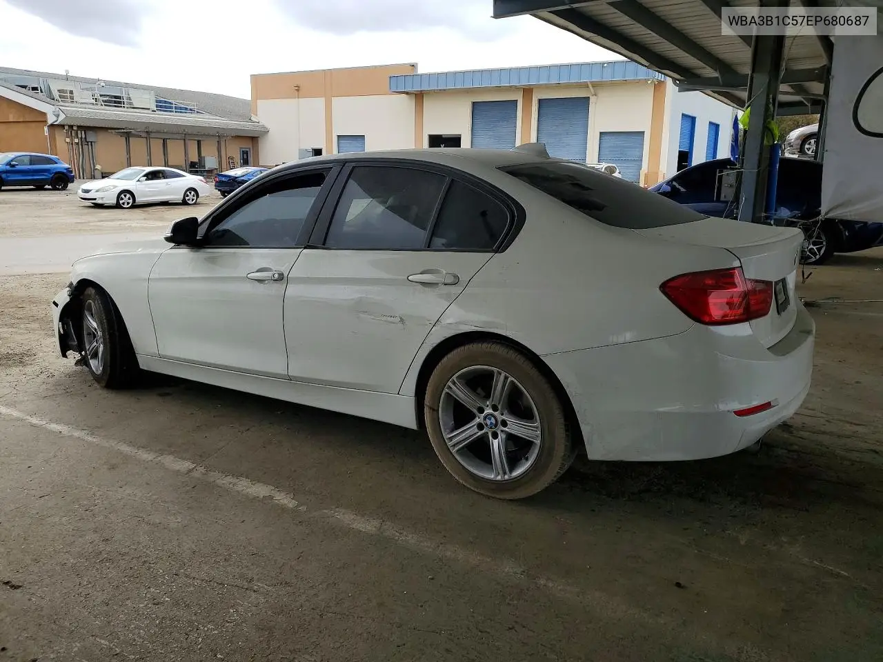 2014 BMW 320 I VIN: WBA3B1C57EP680687 Lot: 57184816