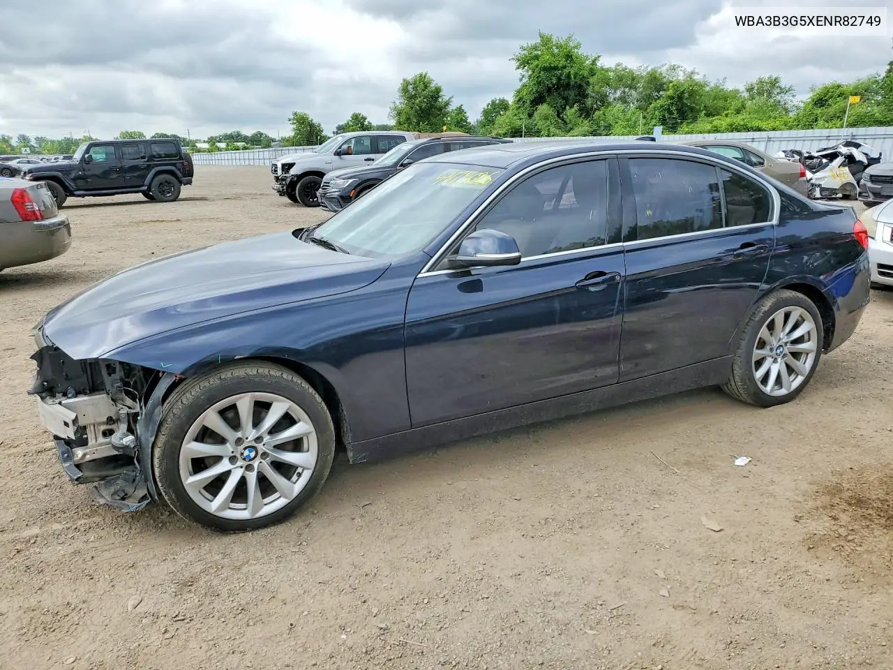 2014 BMW 328 Xi VIN: WBA3B3G5XENR82749 Lot: 59175026