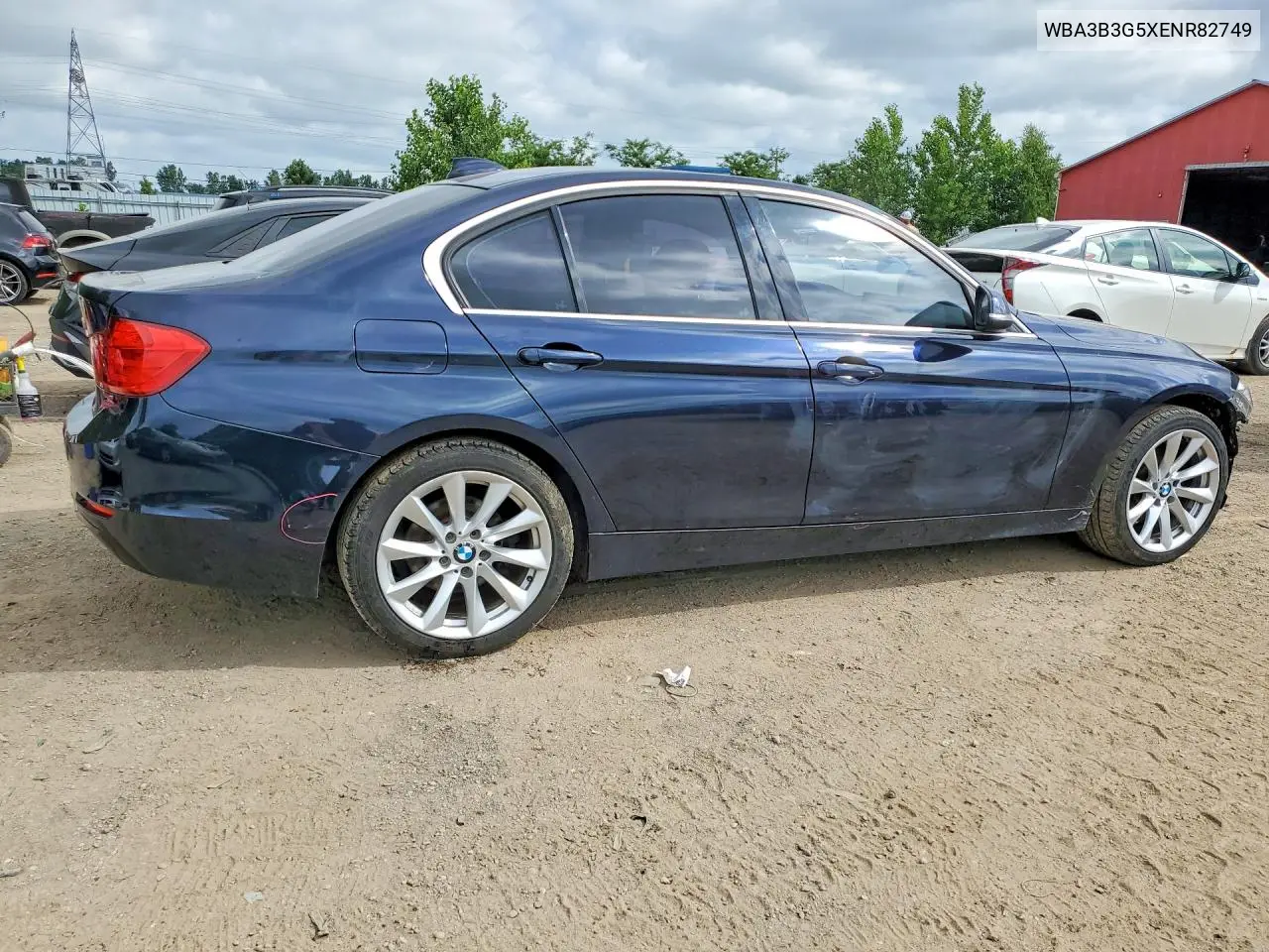 2014 BMW 328 Xi VIN: WBA3B3G5XENR82749 Lot: 59175026