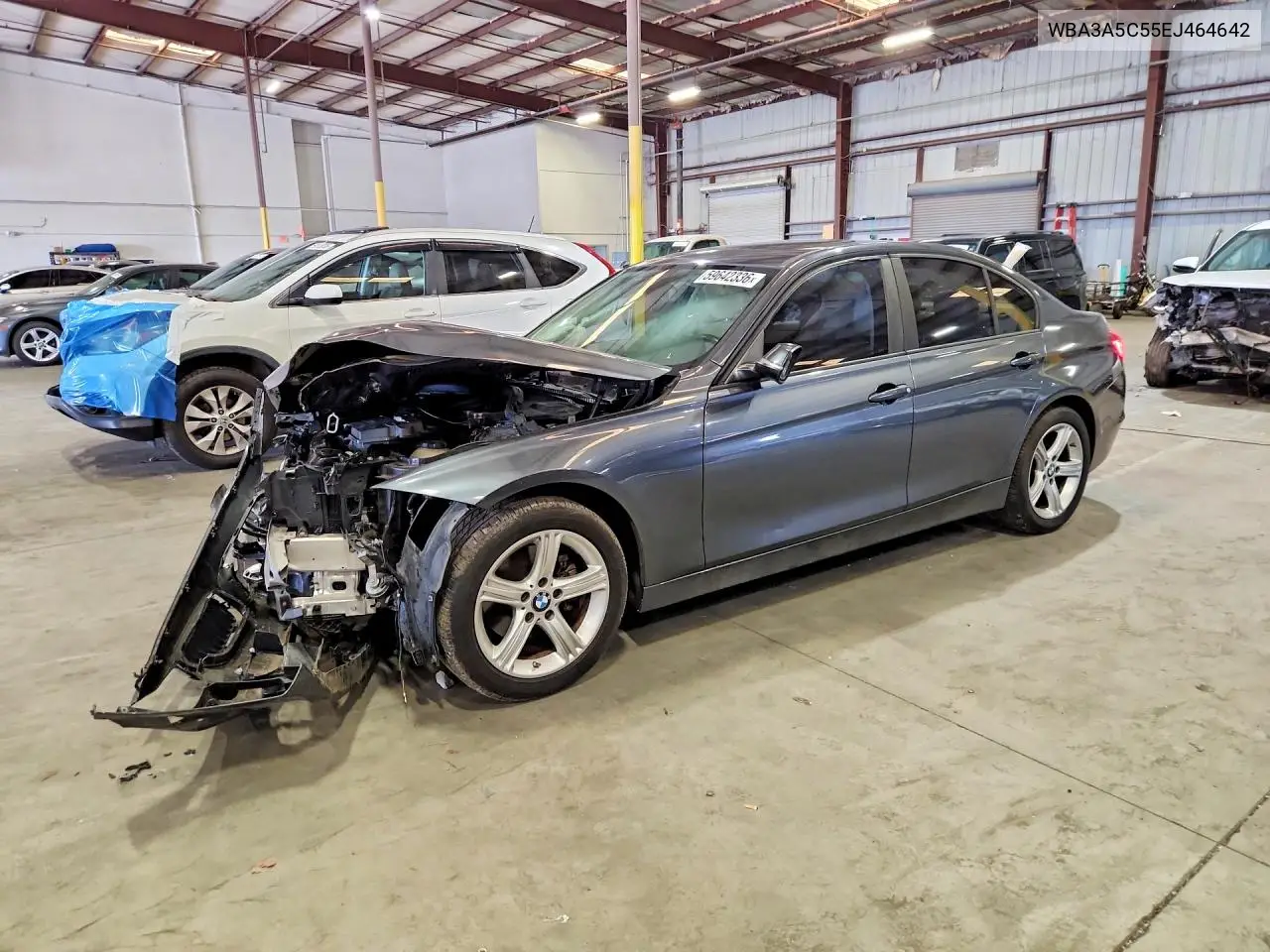 2014 BMW 328 I VIN: WBA3A5C55EJ464642 Lot: 59642336