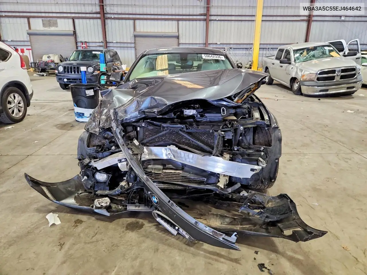 2014 BMW 328 I VIN: WBA3A5C55EJ464642 Lot: 59642336