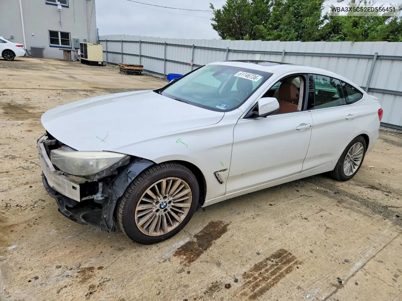 2014 BMW 328 Xigt VIN: WBA3X5C52ED556451 Lot: 61746736