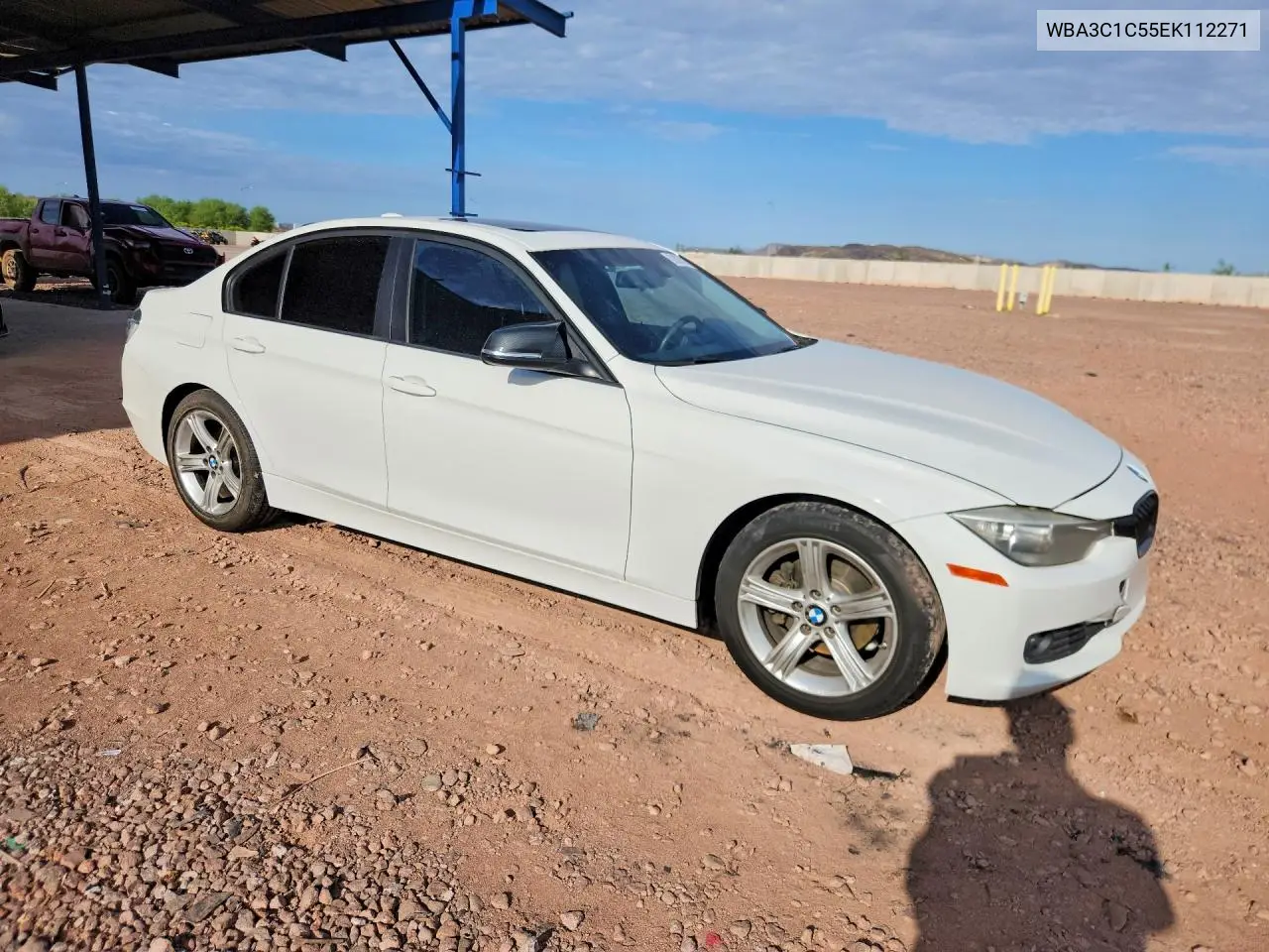 2014 BMW 328 I Sulev VIN: WBA3C1C55EK112271 Lot: 62097216