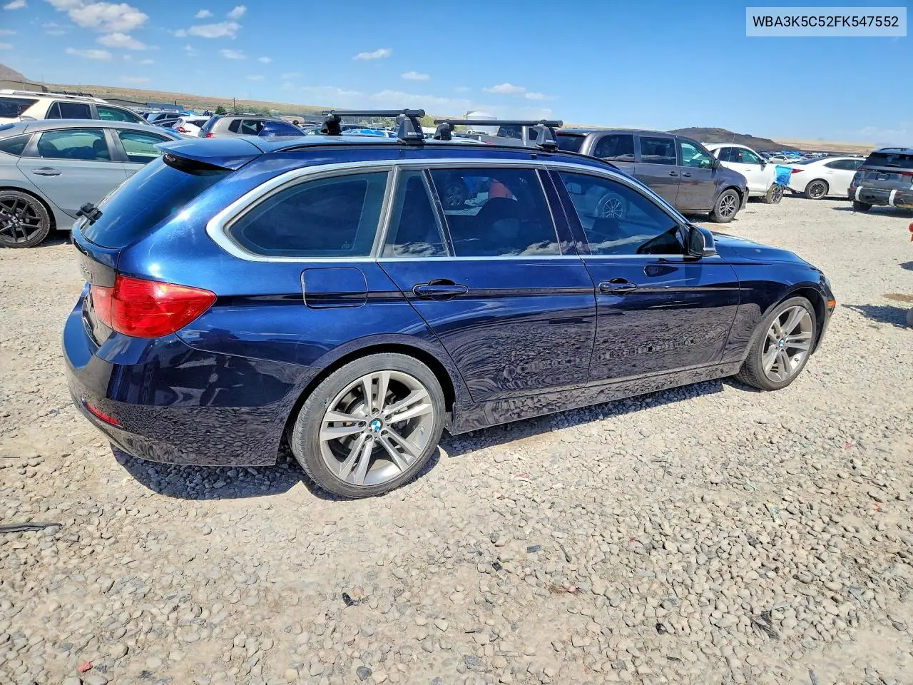 2015 BMW 328 D xDrive VIN: WBA3K5C52FK547552 Lot: 55038356