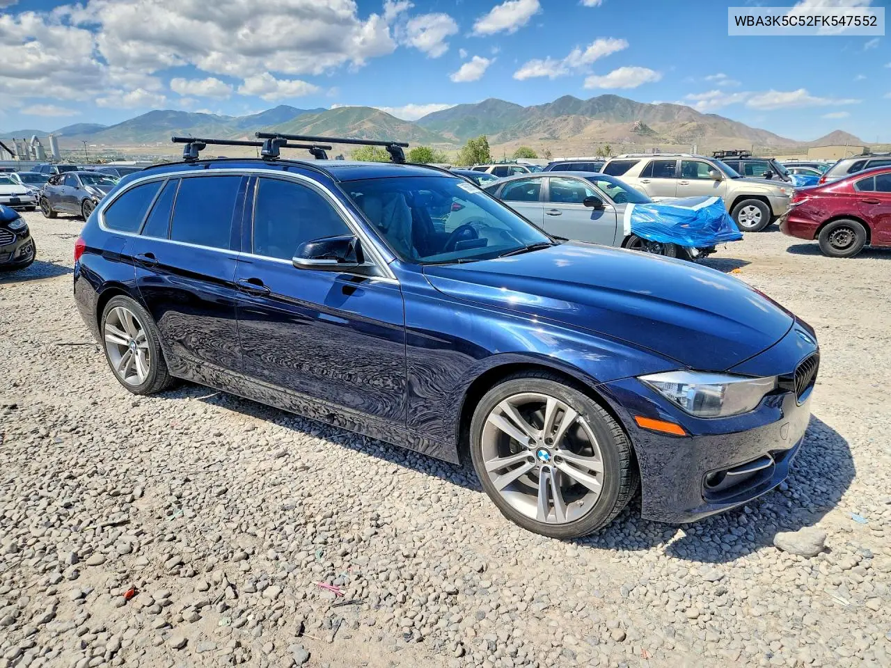 2015 BMW 328 D xDrive VIN: WBA3K5C52FK547552 Lot: 55038356