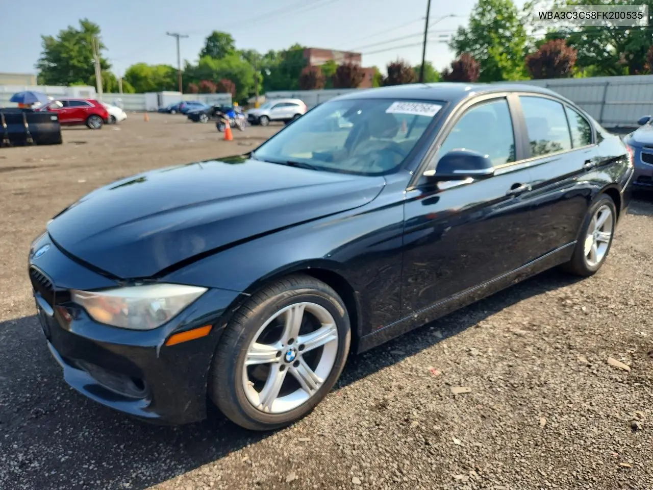2015 BMW 320 I xDrive VIN: WBA3C3C58FK200535 Lot: 59228266