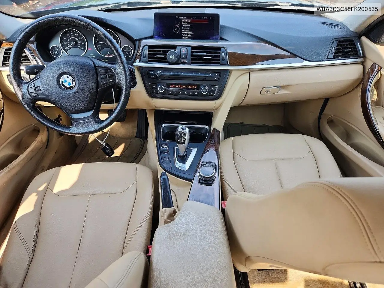 2015 BMW 320 I xDrive VIN: WBA3C3C58FK200535 Lot: 59228266