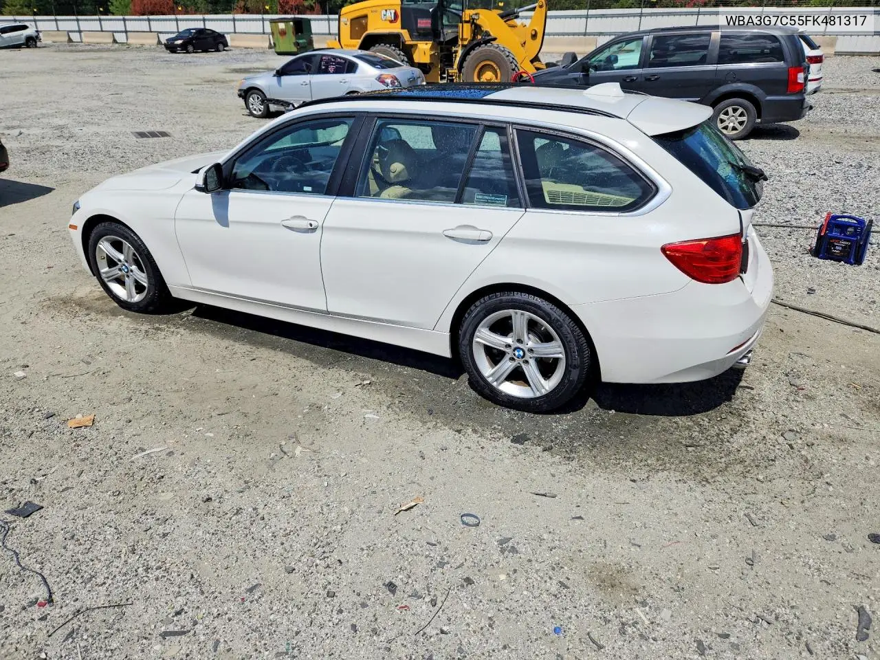 2015 BMW 328 Xi VIN: WBA3G7C55FK481317 Lot: 59338116
