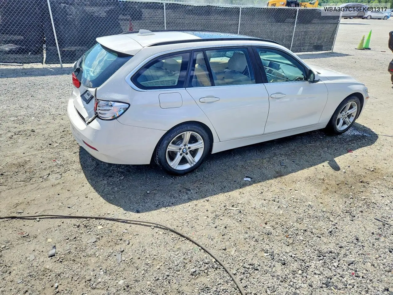 2015 BMW 328 Xi VIN: WBA3G7C55FK481317 Lot: 59338116