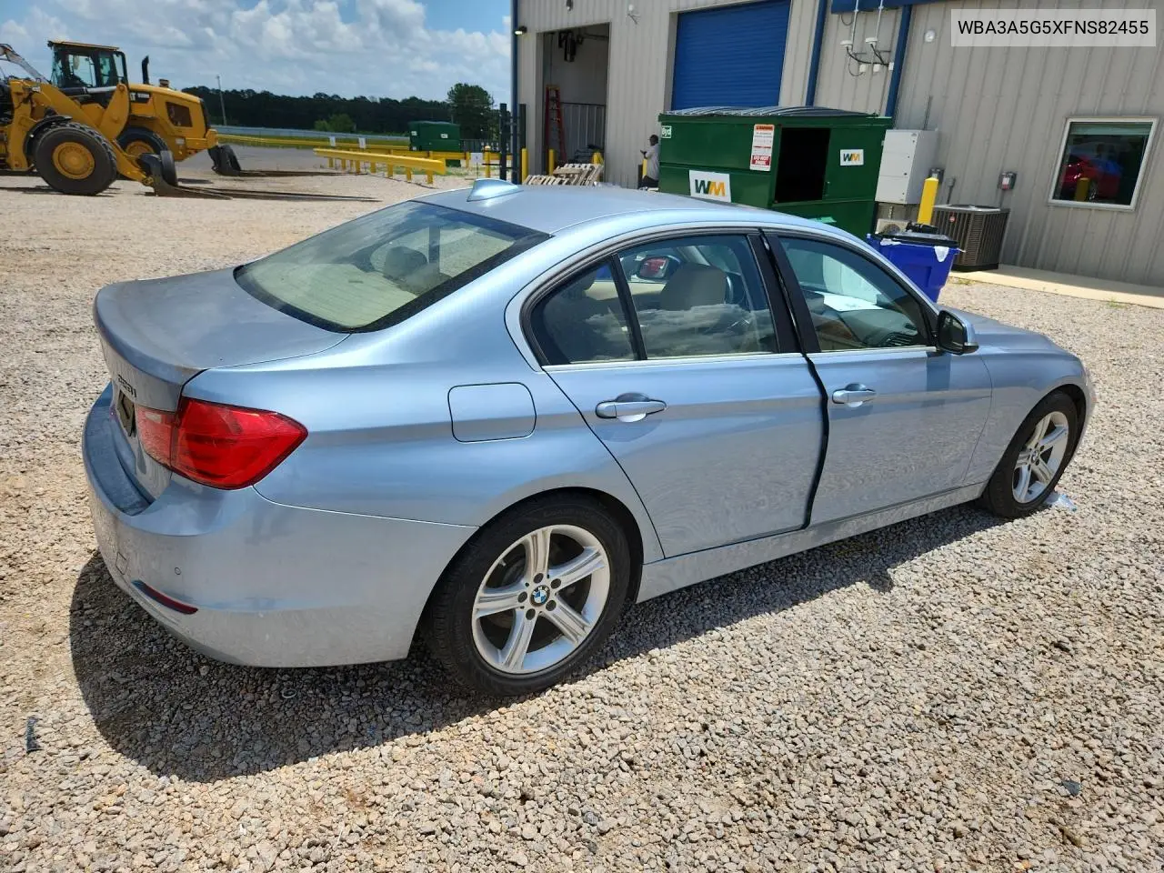 2015 BMW 328 I VIN: WBA3A5G5XFNS82455 Lot: 59366006