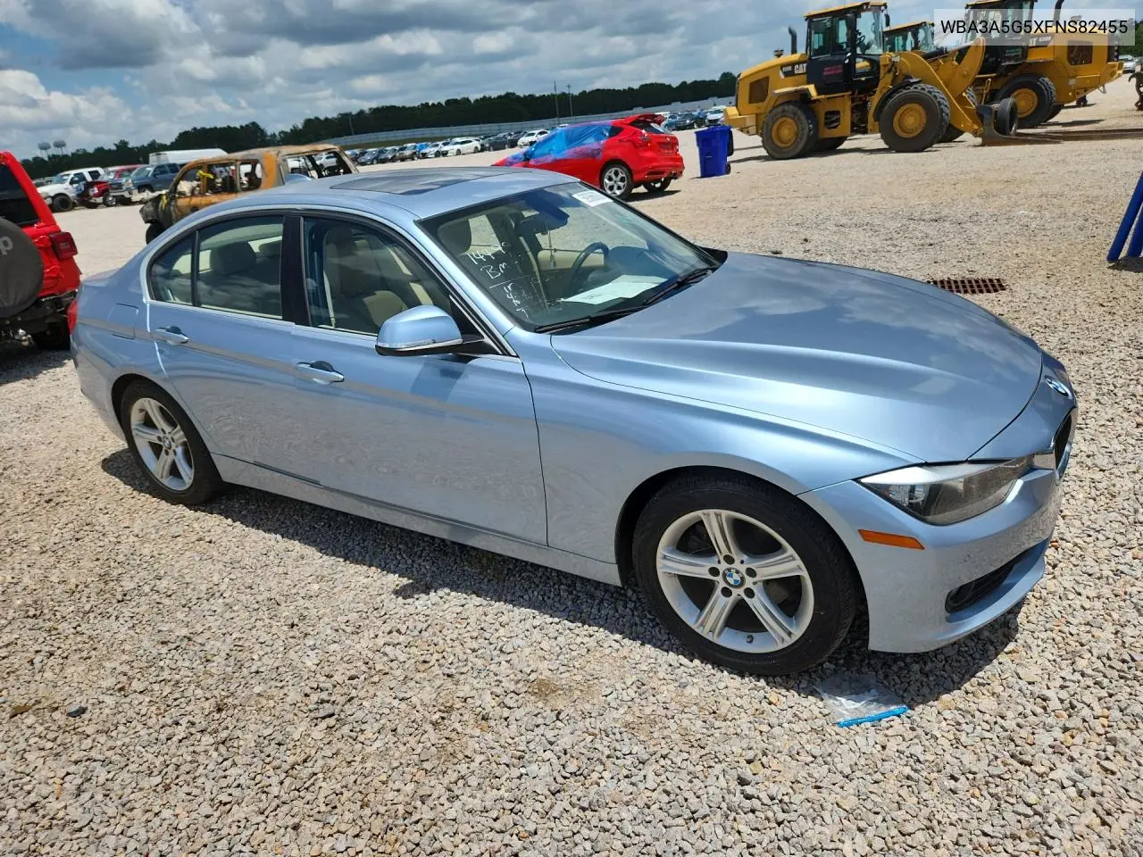 2015 BMW 328 I VIN: WBA3A5G5XFNS82455 Lot: 59366006