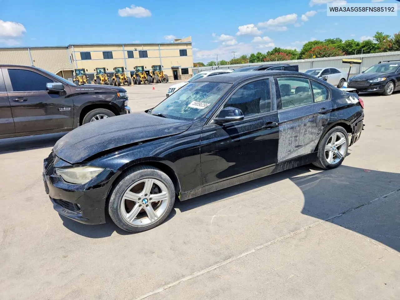 2015 BMW 328 I VIN: WBA3A5G58FNS85192 Lot: 59896296